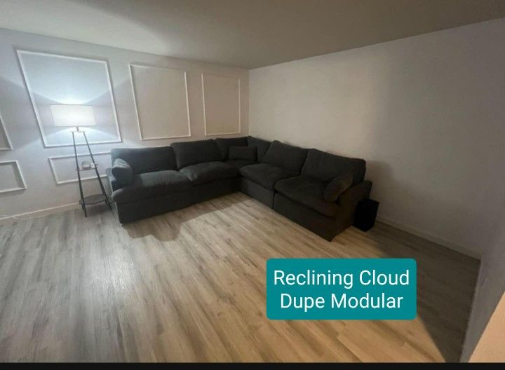 Cloud Modular Sectional Couch Sofa Dupe Recliners 
