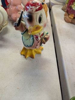 Vintage glass duck