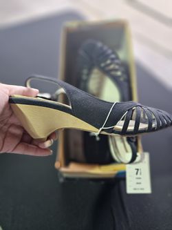Black Shoes Size 7.5