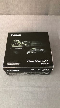 Canon PowerShot G7X Mark III