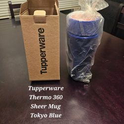 Tupperware Thermo 360 Sheer Mug Tokyo Blue