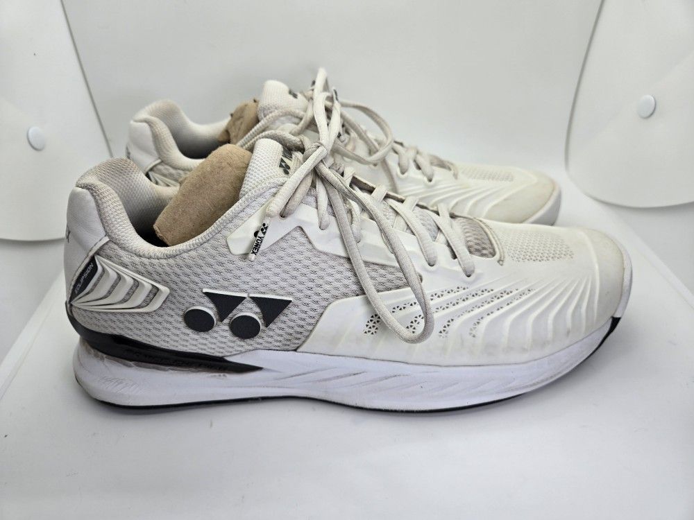 Yonex Eclipsion Tennis Shoes Men's 9.5 White Badminton Power Cushion Sneakers