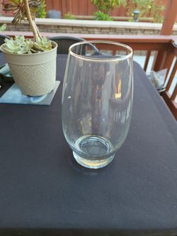 Glass Vase Hurricane 