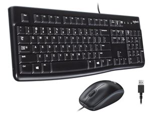 Logitech MK120 wired keyboard and mouse
