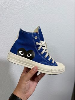 Converse blue cdg high tops