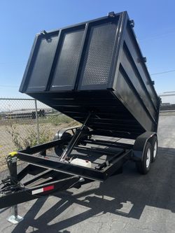 Dump trailer 8x12x4