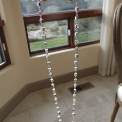 Silver Cube Necklace