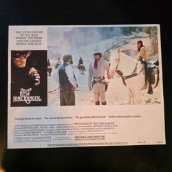 The Legend Of The Lone Ranger Set of 8 Lobby Cards