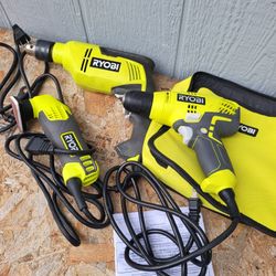 Ryobi corded three tools set 