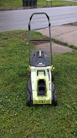 Sunjoe battery mower