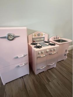 Pottery barn kids kitchen retro wood