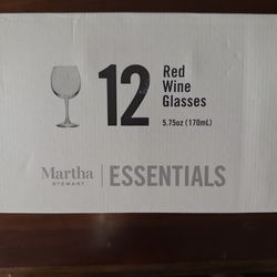 Martha Stewart Essentials 12-Pc. Red Wine Glasses Set