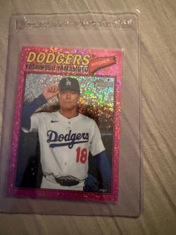 Topps heritage Yoshinobu Yamamoto speckle