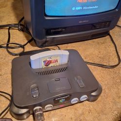 Nintendo 64 With All Hookups One Controller $85 Zelda Game Not Included