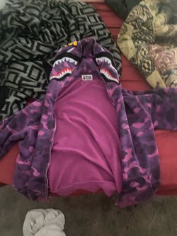 Medium purple bape jacket