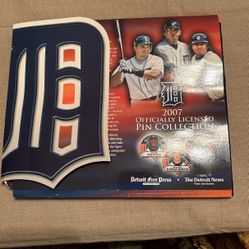 2007 Detroit Tigers Officially Licensed Pin Collection 