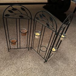 Metal candle holder 