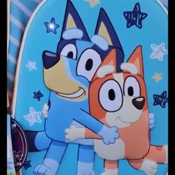 Bluey & Bingo Kids' Unisex 17" Light-Up Stars and Stripes Backpack, New with tags