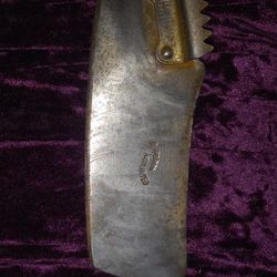 Antique Cleaver With Tenderizer