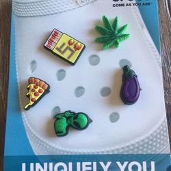 New Crocs Brand 5 Pack Charms~Super Chill