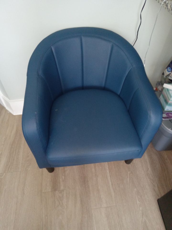 New Blue Chair 