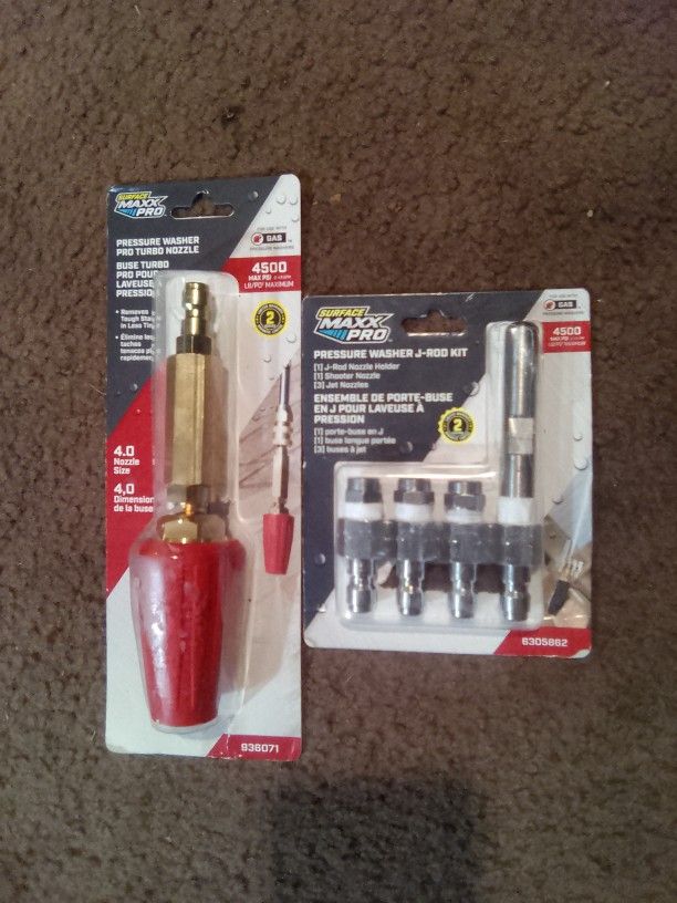 SurfaceMaxx Pressure Washer Nozzles