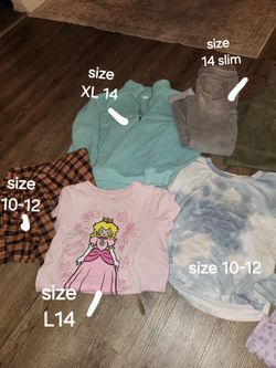 Kids Clothing Bundle Sizes 10-14
