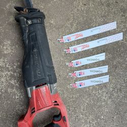 Milwaukee Sawzall And Blades 