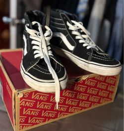 Vans Sk8-Hi Black White High-Top Sneakers