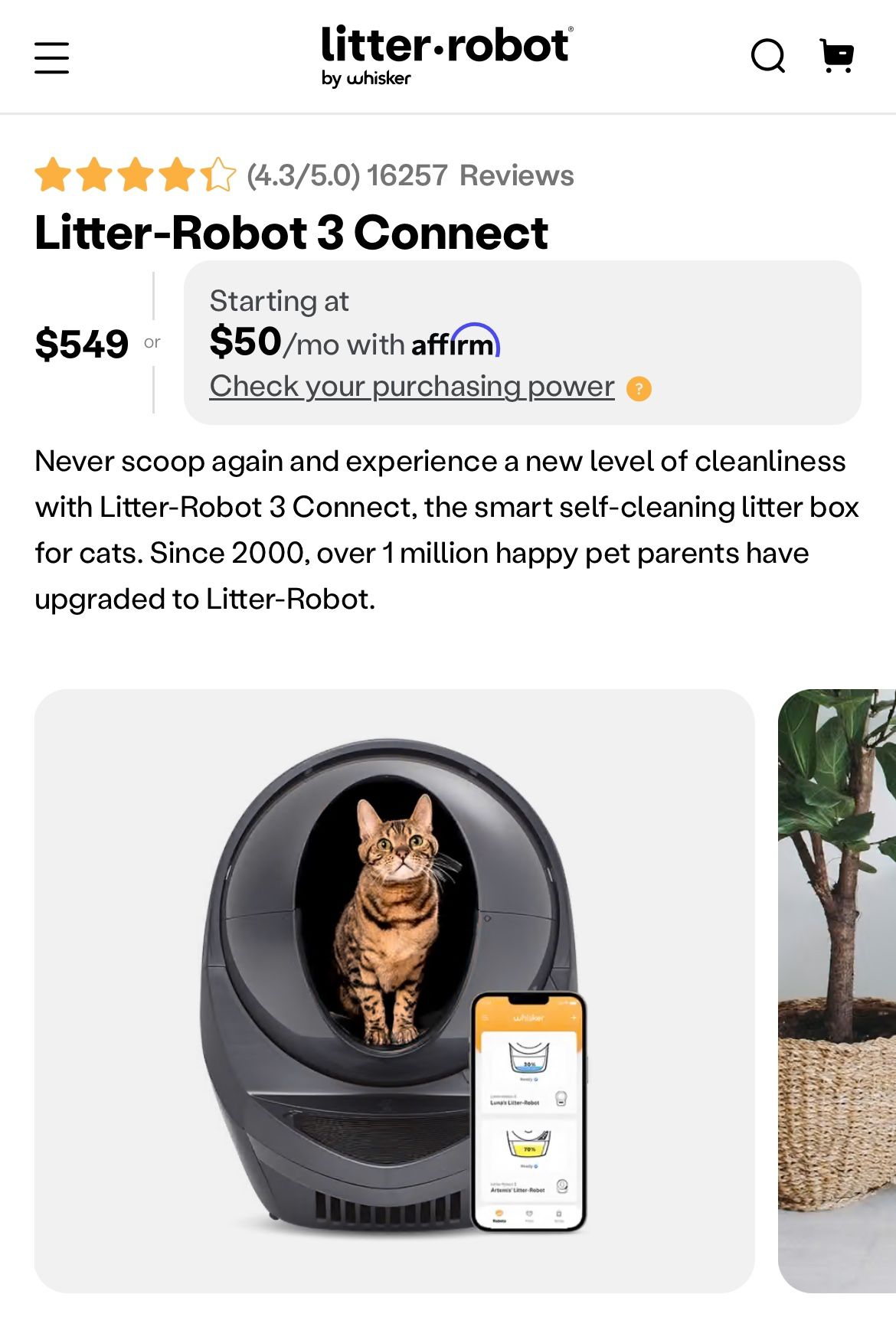 Litter Robot - Self Cleaning Cat Litter Box