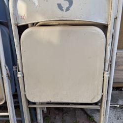 Folding Metal Chairs 
