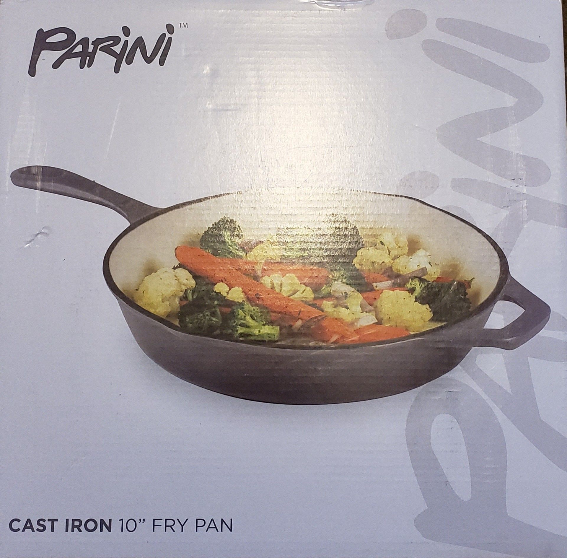 Parini Cast Iron 10" Fry Pan New