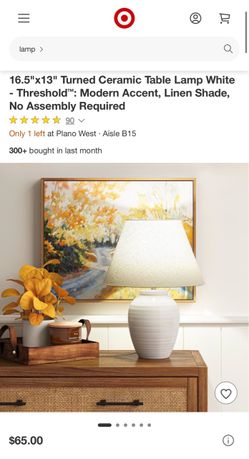 Table lamp (ceramic )