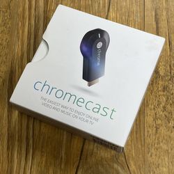 Google Chromecast HDMI Dongle  H2G2-42 Chrome TV Media Black