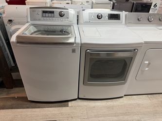 Lg washer and dryer set