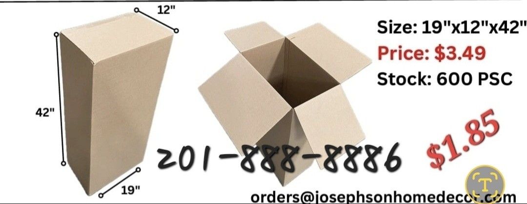Cardboard Boxes For Moving , Ecommerce , Amazon , Walmart.