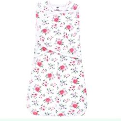 Hudson Baby Infant Girl Convertible Swaddle Sleep Sack, Vintage Floral, 3-9 Months