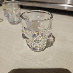 6 Skull Shot Glasses