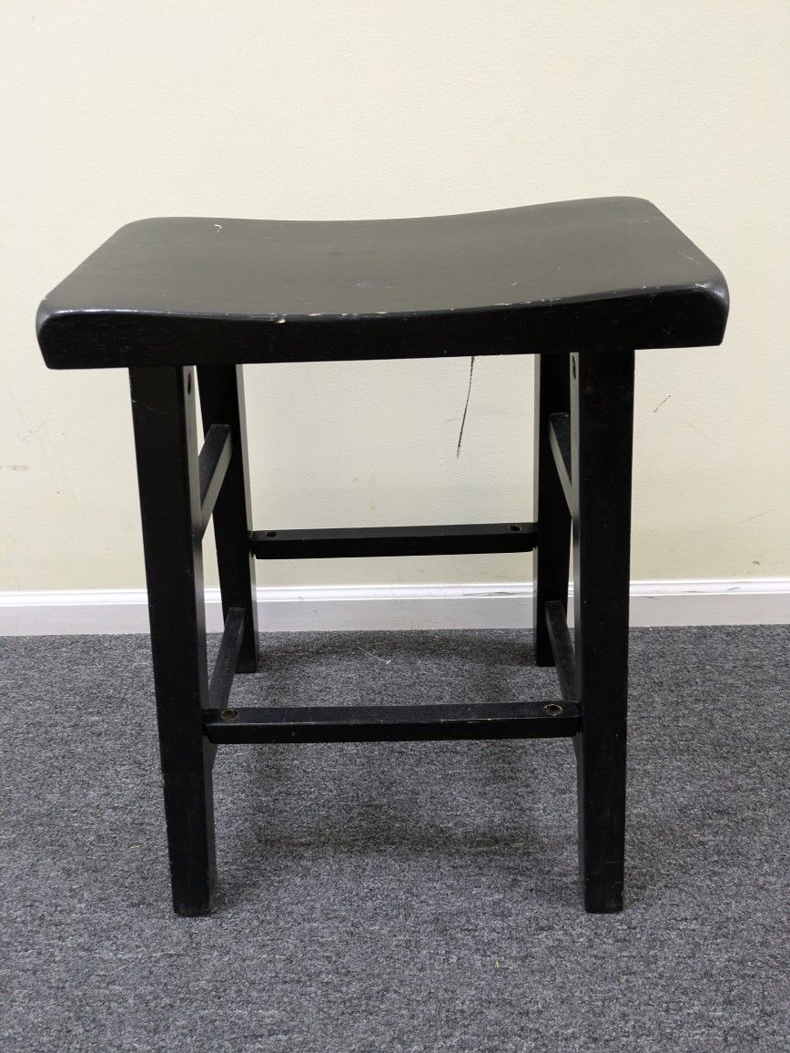 Wooden Saddle Stool