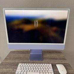 24” iMac (purple) 2021