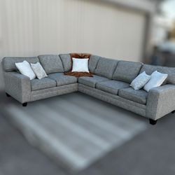 gray sectional couch FREE DELIVERY!