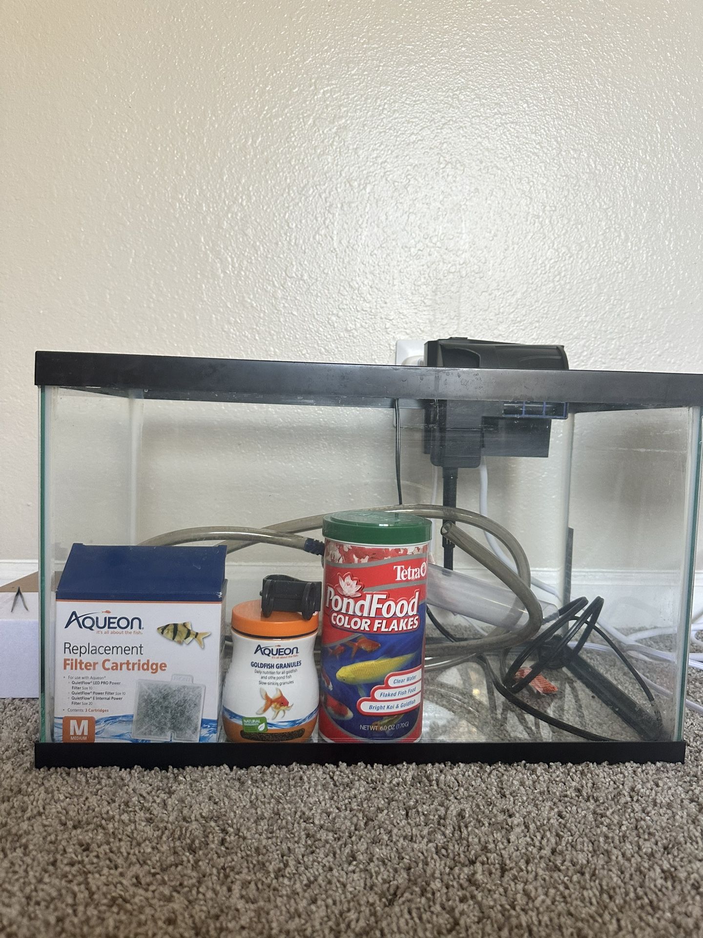 10 Gallon Fish Tank -Bundle Deal