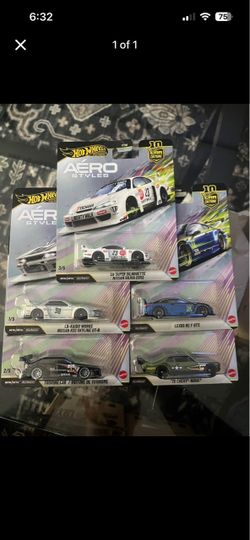 Hot Wheels Premium Aero Styles Complete Set of 5