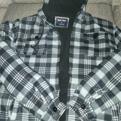 Mens 2xl Fur Lined Jacket With Hood