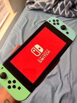 Nintendo Switch Orignal 🔥 Animal Crossing  Edition with Dock and Adapter