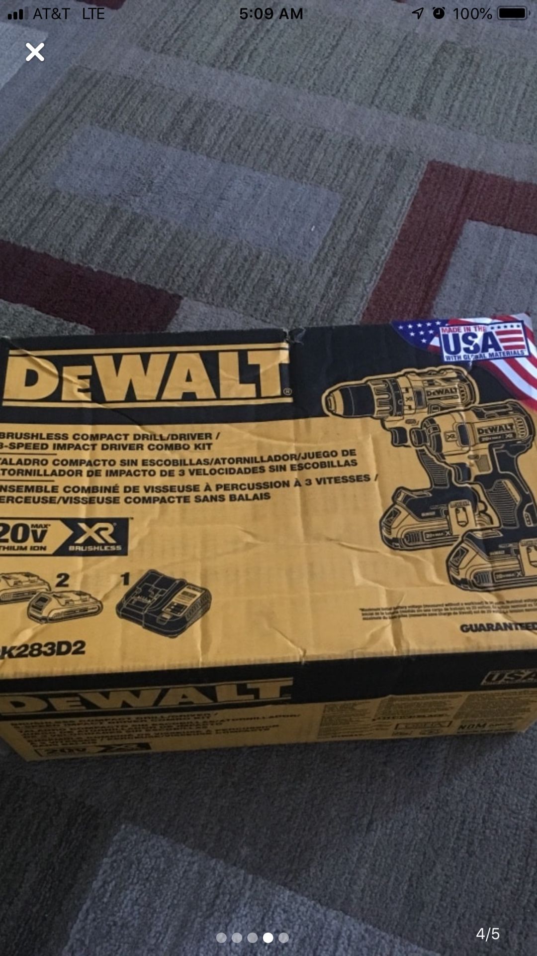 Brand new Dewalt drill kit