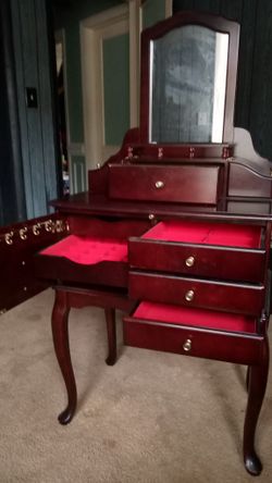 Antique Armoire/Jewelry Stand Thumbnail