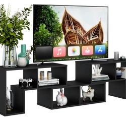 Tangkula 3 Pieces Console TV Stand