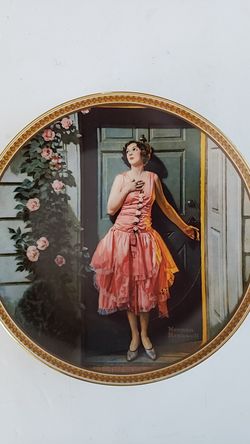 Collectible vintage NORMAN ROCKWELL Plate