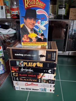 8 vhs original movies